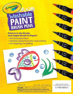 Crayola No-Drip Paint Brush Pens, Creative Gift - Image 4