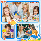 Eleanore's Diary Kids Sea Shell Painting Kit, Glow in The Darkness Painting - Image 6