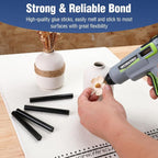 WORKPRO Black Hot Glue Sticks, 0.43" x 4", All-Temp | Strong EVA Adhesive - Image 6