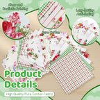 84 Pcs Charm Packs for Quilting 5 inch, Pre-Cut Vintage Floral Print Cotton - Image 3