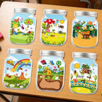 24PCS Insects Stickers Crafts Make Your Own Jar Sticker | Make Your Own Craft - Image 6