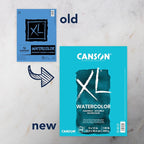 Canson XL Series Watercolor Paper Pad, 30 Sheets/Pad, 3 Pads | Cold Press - Image 2