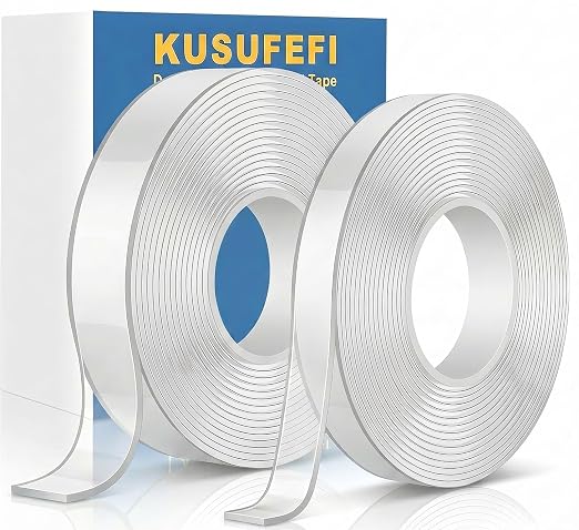 KUSUFEFI Double Sided Adhesive tape Heavy Duty, Double Stick Mounting, by KUSUFEFI