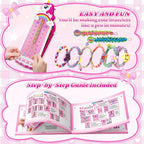 Unicorn Toys for Girls Age 4-6 6-8 8-12, 2-in-1 Friendship Bracelet Making Kit - Image 5