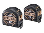 Spec Ops Tools Tape Measure for Measuring & Layout, 1 1/8" Double-Sided Blade by SpecOps