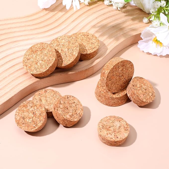 10Pcs Large Cork Stoppers Cork Bottle Stopper Wooden Tapered Corks Plug Beer - Image 6
