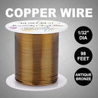 BENECREAT 20 Gauge 32 Yards Jewelry Beading Wire Tarnish Resistant Copper Wire - Image 5