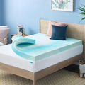 Linenspa 4 Inch Swirl Gel Memory Foam Mattress Topper, Twin XL Size – Cooling by Linenspa