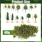 Tigeen 28 Pcs Model Trees Mixed Model - Image 2