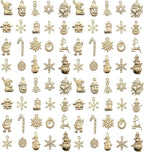 WOCRAFT 60pcs KC Gold Christmas Bracelet Charms by WOCRAFT