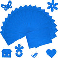20 Pcs Navy Blue Felt Fabric Sheet 8" x 12" Assorted Color Felt Fabric Sheets by Bringsparkletoeverydaylife