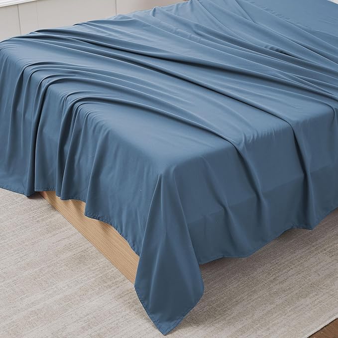 King Size Flat Sheet Only by SweetHomeCollection