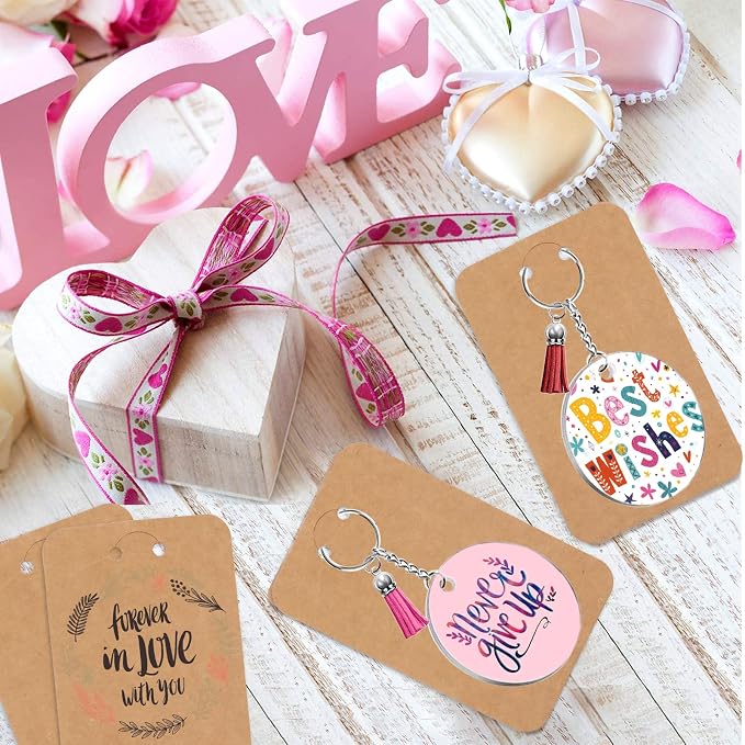 ZOCONE 144 PCS 2 INCH Acrylic Keychain Blanks Set, Display Card, Packing Bag - Image 6