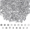 Cridoz Metal Spacer Beads for Making Bracelet, Jewelry Making and Findings by cridoz