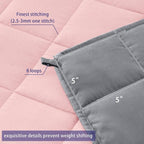yescool Weighted Blanket for Adults Cooling Heavy Blanket for Sleeping Perfect - Image 6
