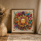 CHWGLFGG 5D Sun Face Diamond Painting Kits - Image 4
