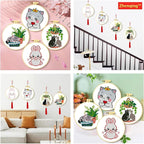 Zhenqing 4-Piece Cross Stitch Kit - Image 7