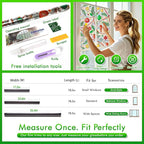 SOMWISE Rainbow Window Privacy Film, Heat Control, UV Blocking, Anti-Glare - Image 8
