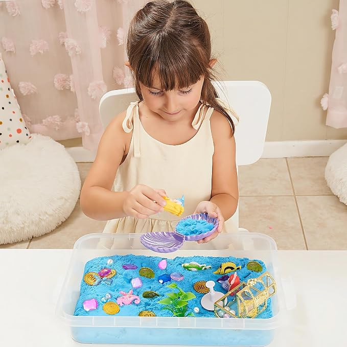 38 PCS Mermaid Sensory Bin - Image 6