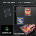 Foluck 12 Pocket Top Loader Binder, Holds 480 Toploaders, Side-Loading Trading - Image 4
