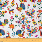 Feelyou Colorful Birds Upholstery Fabric by Feelyou