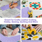 Headley Tools 12"x12" Rotating Cutting Mat, Self Healing Mat - Image 8