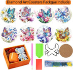Diamond Art Coasters Kit, DIY Diamond Art - Image 3