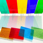 ILLUCKAI 36 Sheets Transparent Stained Glass Sheets, 6 x 4 Inch Cathedral Art - Image 6