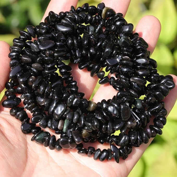 400pcs Natural Chip Stone Beads - Image 5