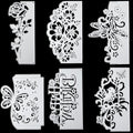 Patelai 6 Pcs Die Cuts for Card Making Metal Die Cut Flower Butterfly Lace Bird by Patelai