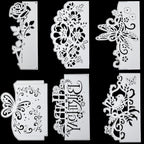 Patelai 6 Pcs Die Cuts for Card Making Metal Die Cut Flower Butterfly Lace Bird by Patelai