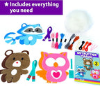 KRAFUN Teddy, Raccoon & Owl Sewing Kit - Image 6