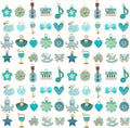 WOCRAFT 40pcs 20 pairs Assorted Enamel Bracelet Charms by WOCRAFT