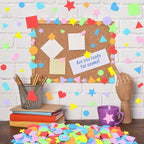 3240Pcs Foam Stickers Foam Shape Stickers Colorful Self Adhesive, 8 Colors - Image 6