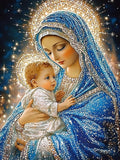CHWGLFGG 5D Diamond Art Kits for Adults Beginners, Virgin Mary Diamond Painting by CHWGLFGG