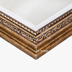 eletecpro 8x10 Vintage Picture Frame, Glass Cover, Bronze Gold, Horizontal or - Image 5