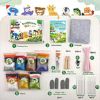 OEHPICC Needle Felting Starter Kit, 7 Cute Buddy Wool Felting Kit, Animal Felt - Image 2