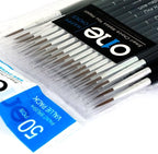 50 Pcs Fine Detail Synthetic Paint Brush Set, Pointed Round Size #1 Large | - Image 4