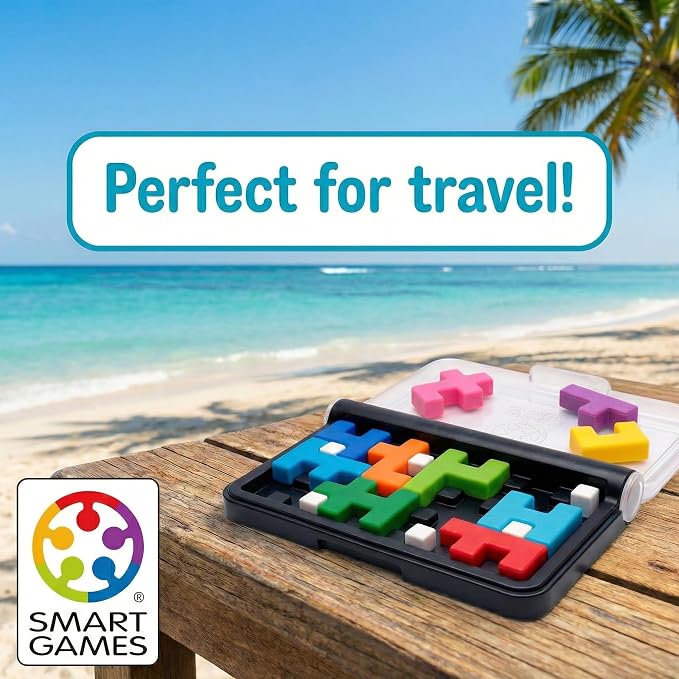 SmartGames IQ Quub – 2-in-1 Travel Logic Puzzle & 3D Cube Building Game - Image 4
