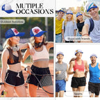 Vabean 24 Pack Sublimation Blank Cap Trucker Mesh Cap Unisex Plain Blank - Image 5