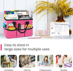 Desktop Tote and Organizer, Teacher Helper Caddy Bag - Image 2
