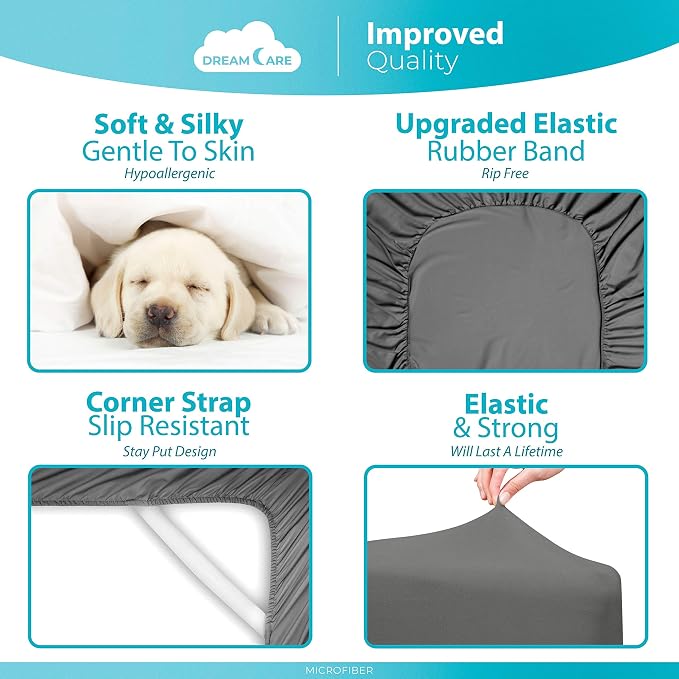 DREAMCARE Queen Fitted Sheet - Image 6