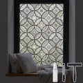 DKTIE Boho Stained Glass Look Window Privacy Film by Dktie