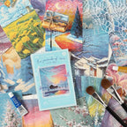 120 Pcs Vintage European Landscape Scrapbooking Supplies, 3.7x5.6 Aesthetic - Image 3