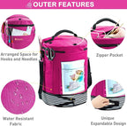 MYBAGZING Expandable Yarn Storage Organizer, Crochet Bag & Yarn Tote - Image 2