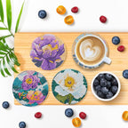 EWJRNSF 8 PCS Diamond Art Coasters Kit - Image 5