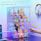 Acrylic Display Case for Collectibles, 4 Layer Adjustable Clear Figure Display - Image 4