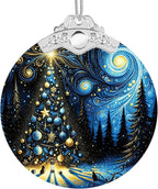 Christmas Ornaments 2025 Faux Stained Glass Effect, Christmas Tree Ornaments by Boyese