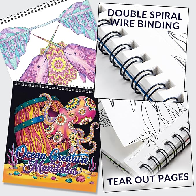 FUNLAVIE Adult Coloring Book - Image 6