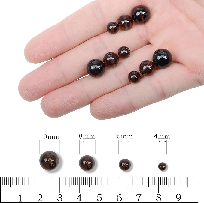AD Beads Natural Gemstone Round Loose Beads 15" - Image 5